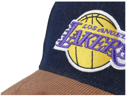 Mitchell & Ness Men's NBA D-Stressed Pro Snapback Lakers Snapback Caps