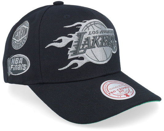 Men's Mitchell & Ness NBA Beautiful Chaos Pro Snapback Lakers