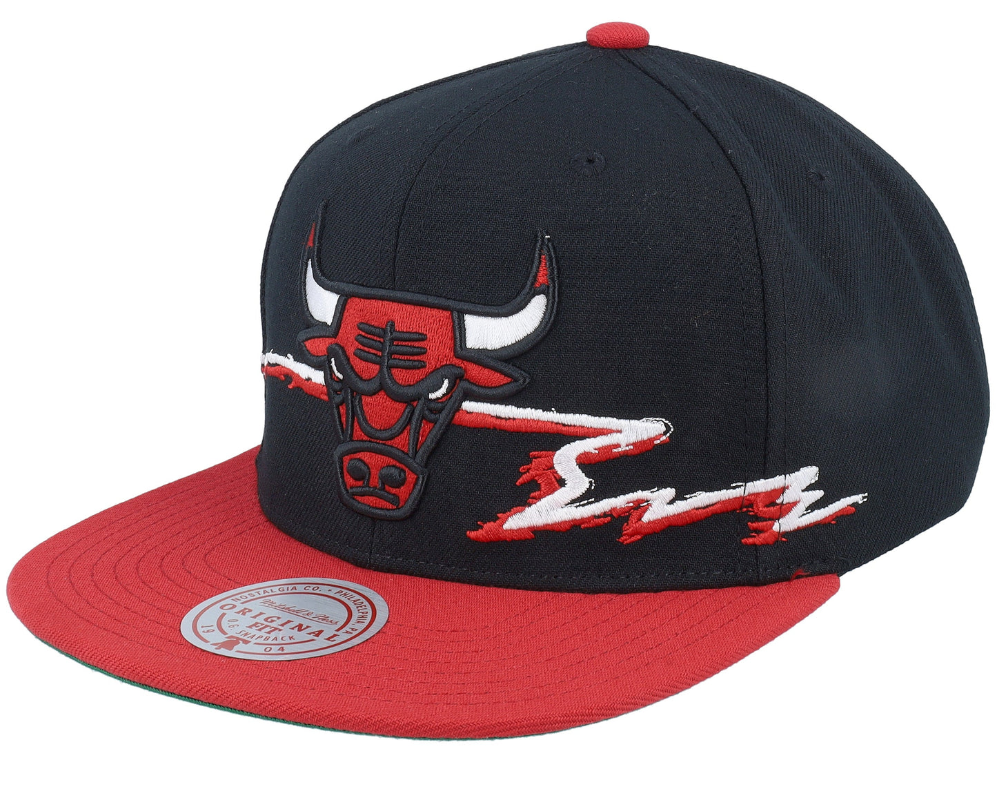 Men's Mitchell & Ness NBA Life Line Snapback Bulls