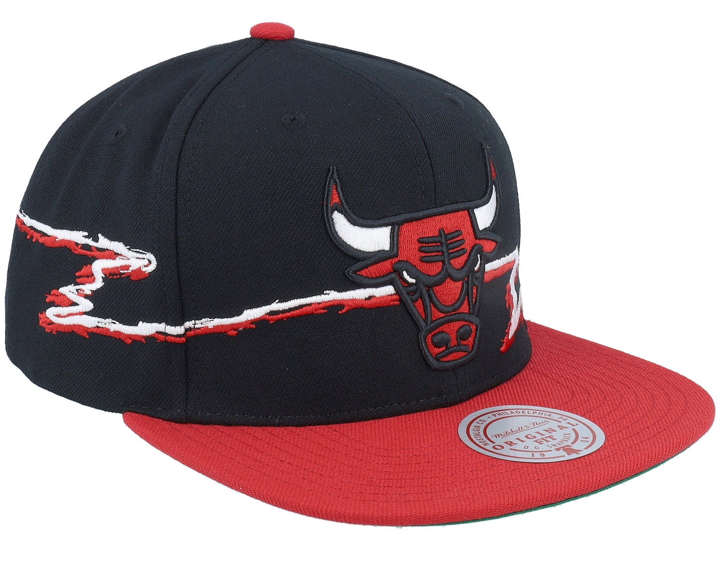 Men's Mitchell & Ness NBA Life Line Snapback Bulls