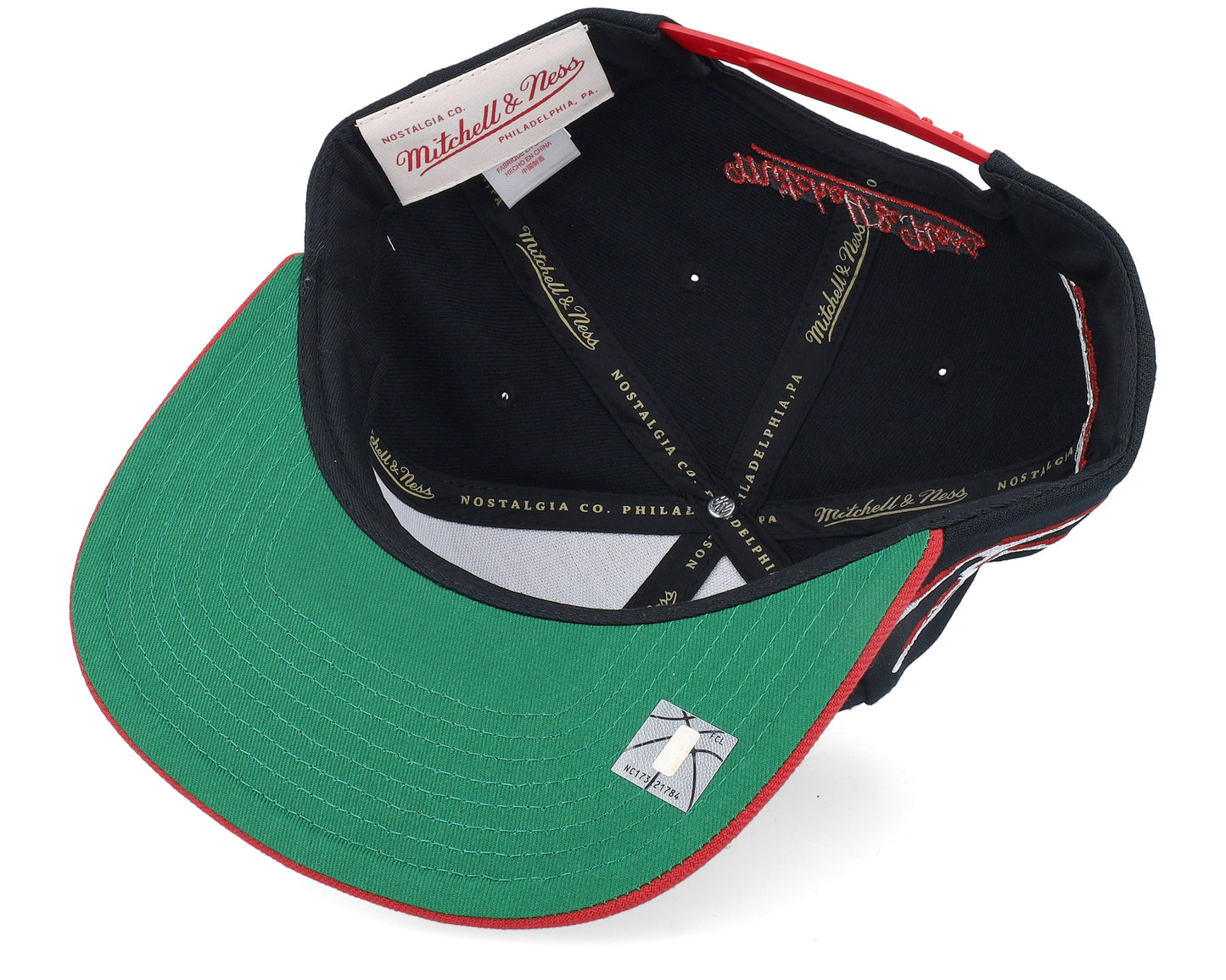 Men's Mitchell & Ness NBA Life Line Snapback Bulls