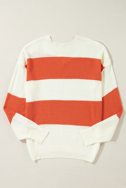 Threaded Pear Eleanor Shoulder Bubble Sleeve Sweater