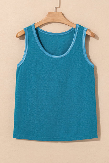 Threaded Pear Skyla Metallic Sheen Tank Top