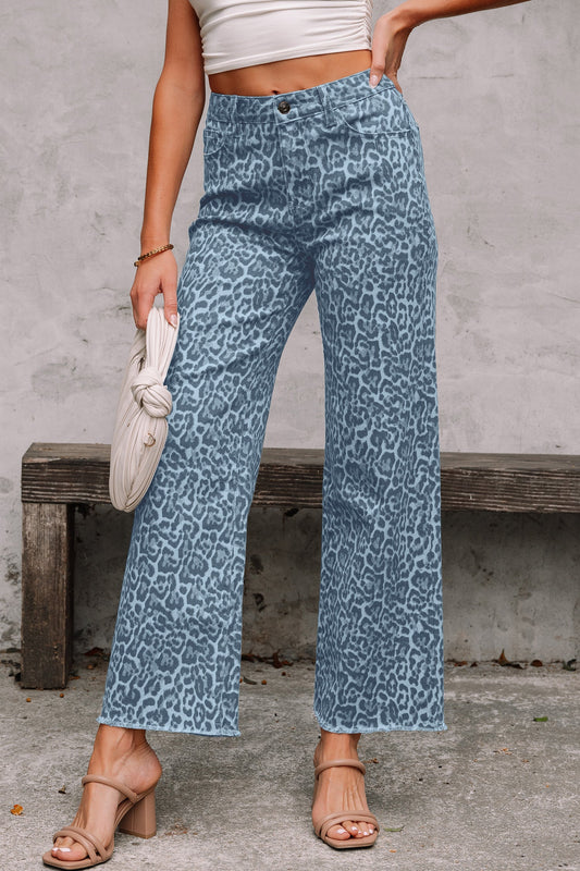 Threaded Pear Gwendolyn Leg High Waist Jeans