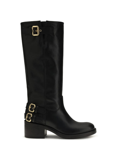 Boots Dakota Black Calfskin
