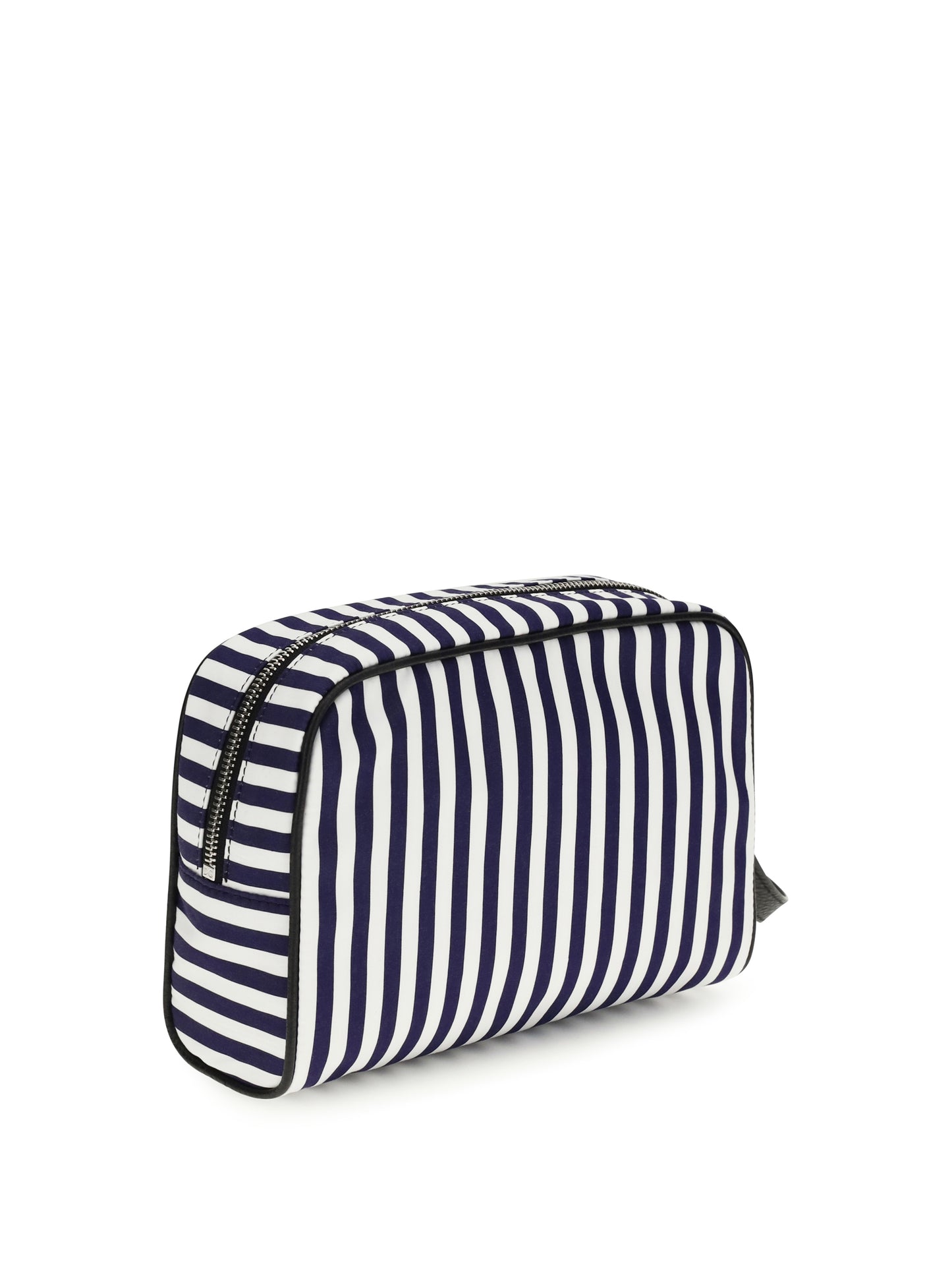 Handbag Striped Poplin White/Blue