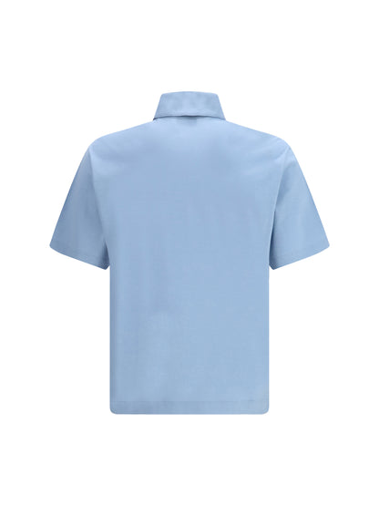 Polo Shirt Washed Denim