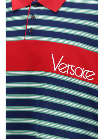 Polo Shirt Ink/Grass Green/White