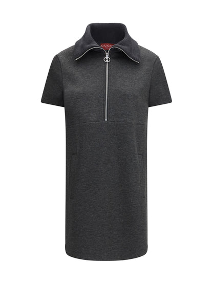 Dress Double GG Dark Grey