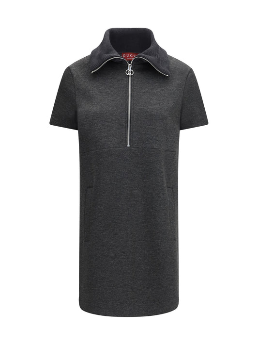 Dress Double GG Dark Grey