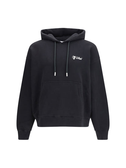 Hoodie Script Skate Black/White