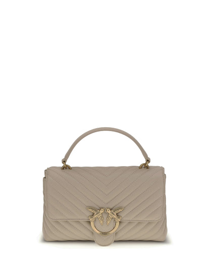 Handbag Love Lady Calfskin Beige/Grey