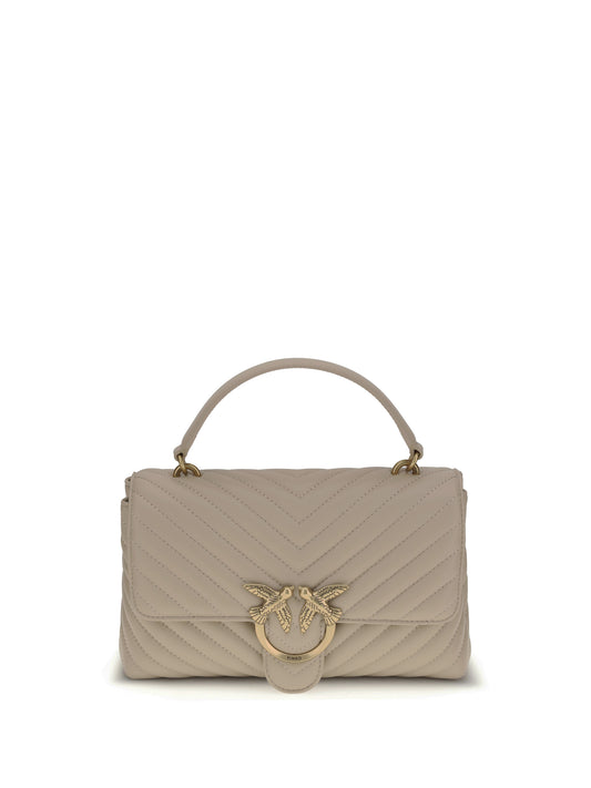 Handbag Love Lady Calfskin Beige/Grey