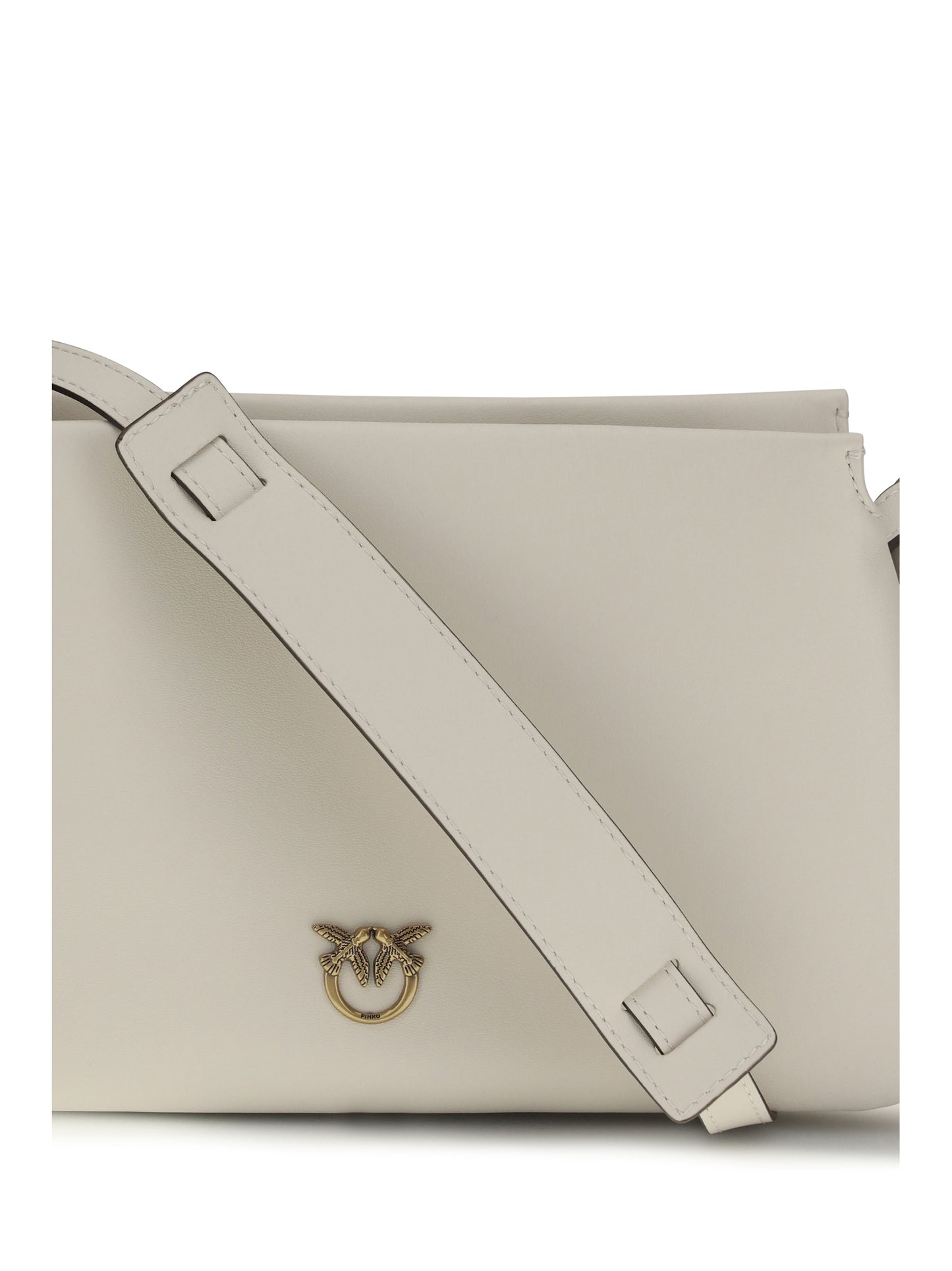 Shoulder Bag One Two Three Mini White/Antique Gold