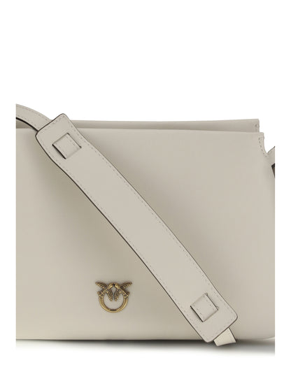 Shoulder Bag One Two Three Mini White/Antique Gold