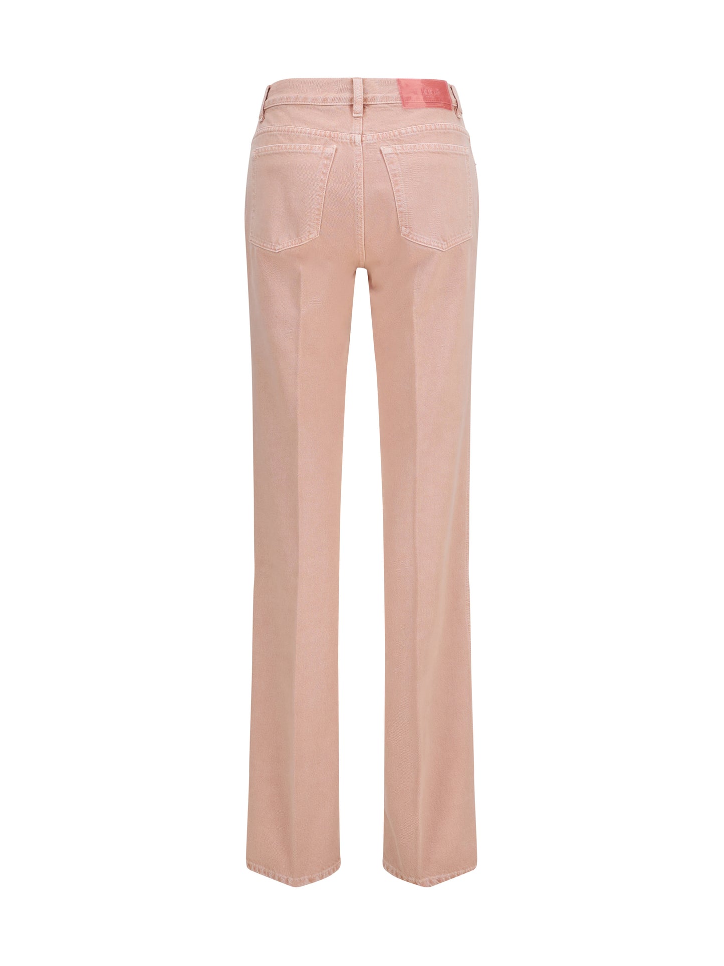 Straight-Leg Jeans Timid Pink