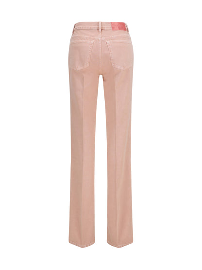 Straight-Leg Jeans Timid Pink