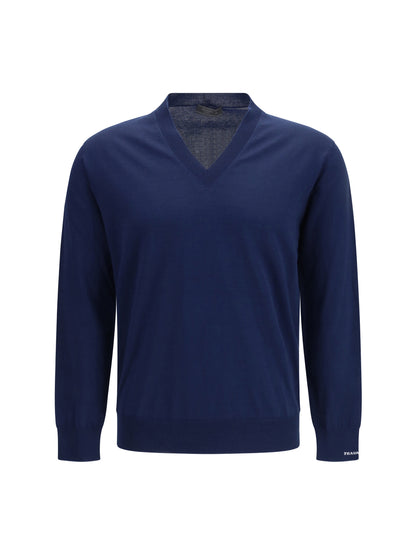 Sweater V-Neck Cotton