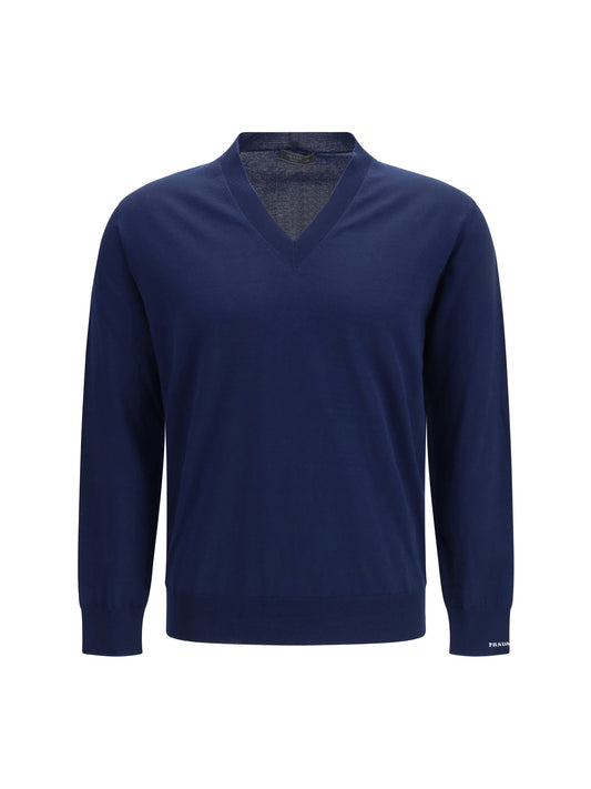 Sweater V-Neck Cotton