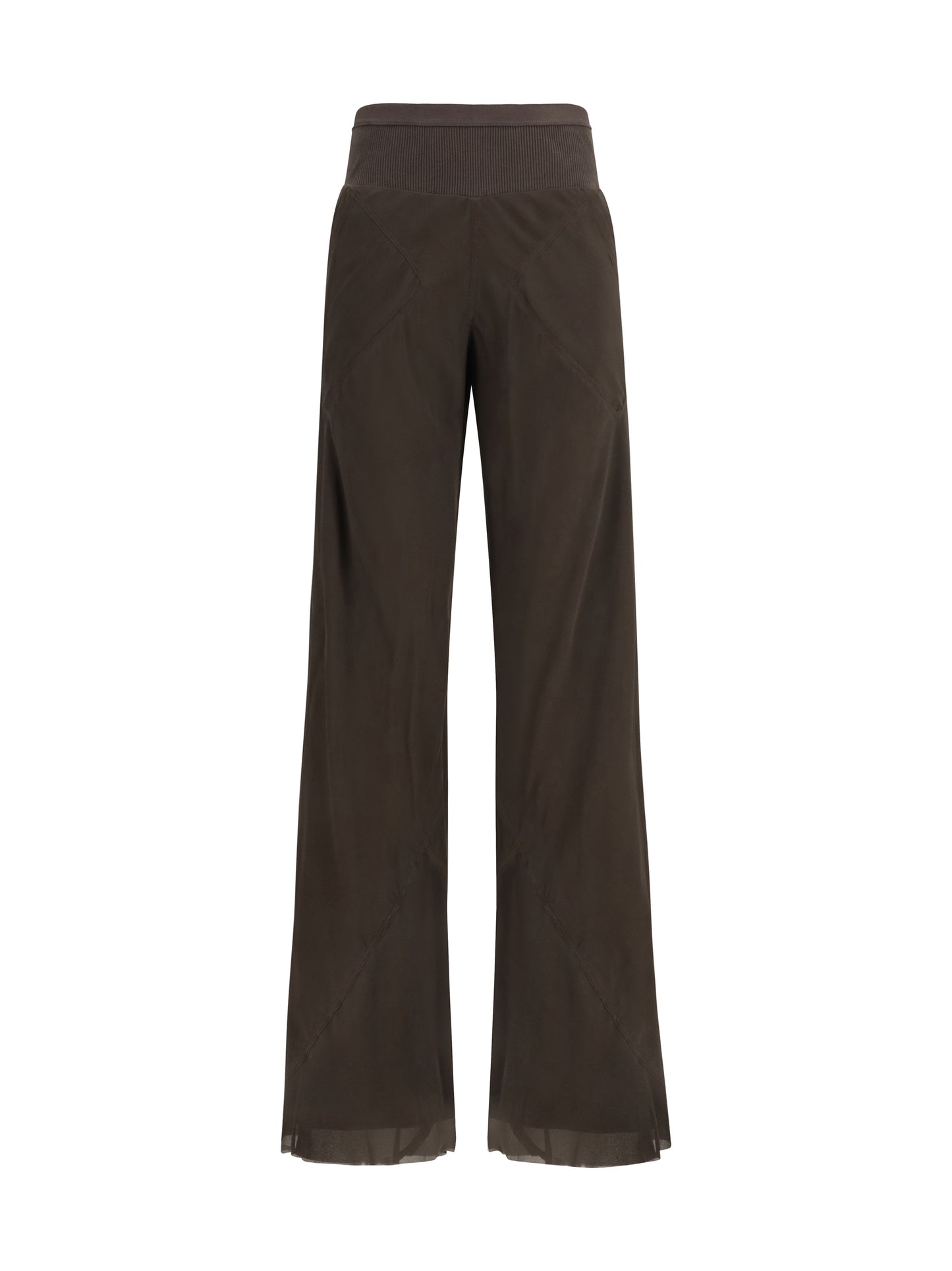 Bias Pants Silk Dark Dust