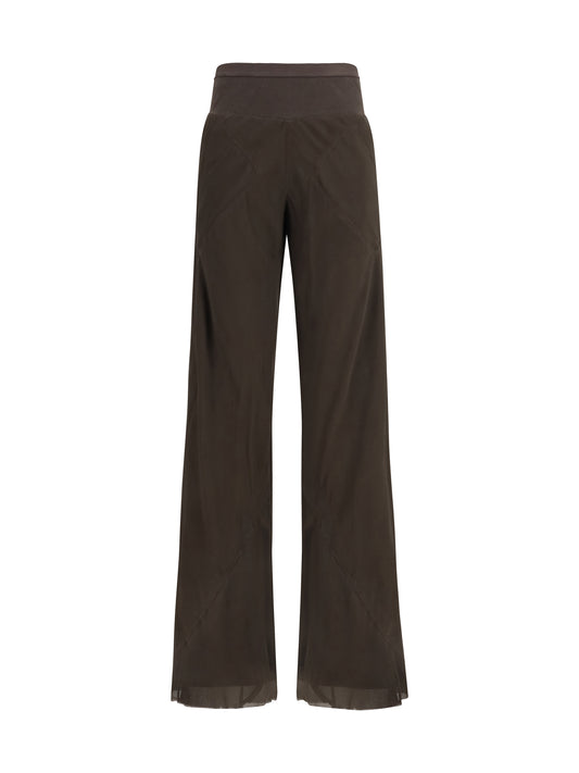 Bias Pants Silk Dark Dust