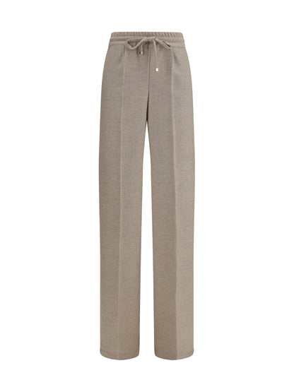 Cashmere Drawstring Pants Taupe