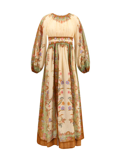 Maxi Dress Indra Cream Khaki
