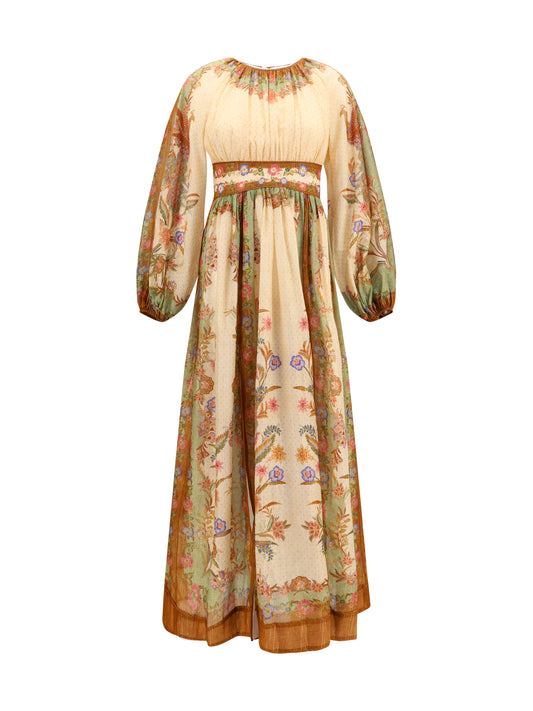 Maxi Dress Indra Cream Khaki
