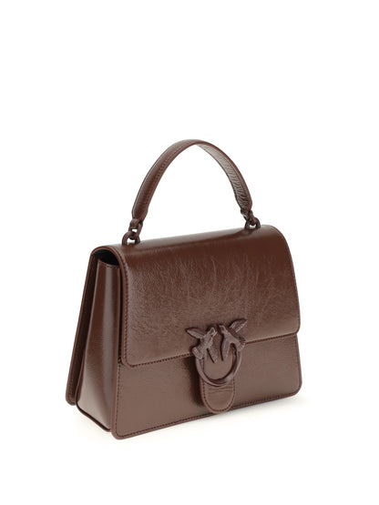 Handbag Love One Burgundy Leather