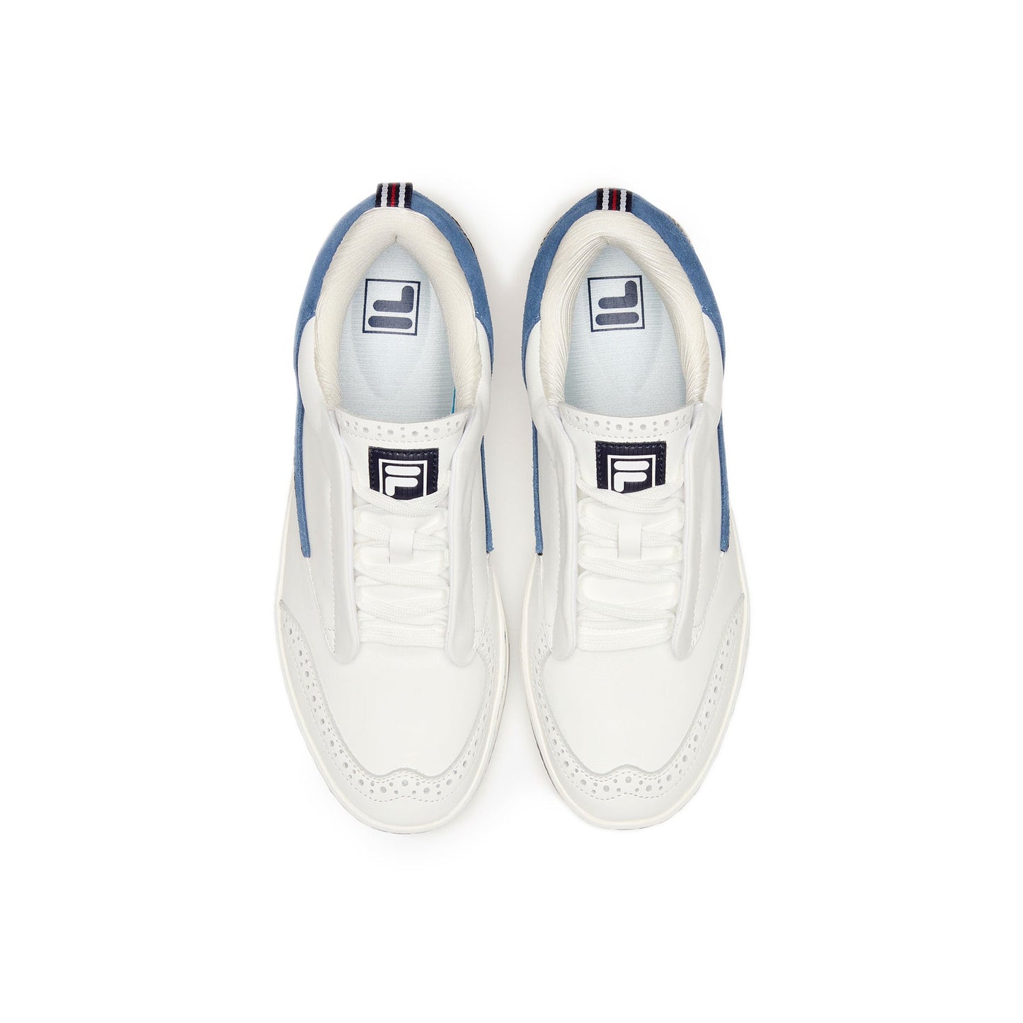 Men's Fila Sanati SL - White/Navy/Coronet Blue