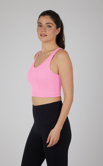 Stonewash 2 PK Scoop Neck Bralette Tank