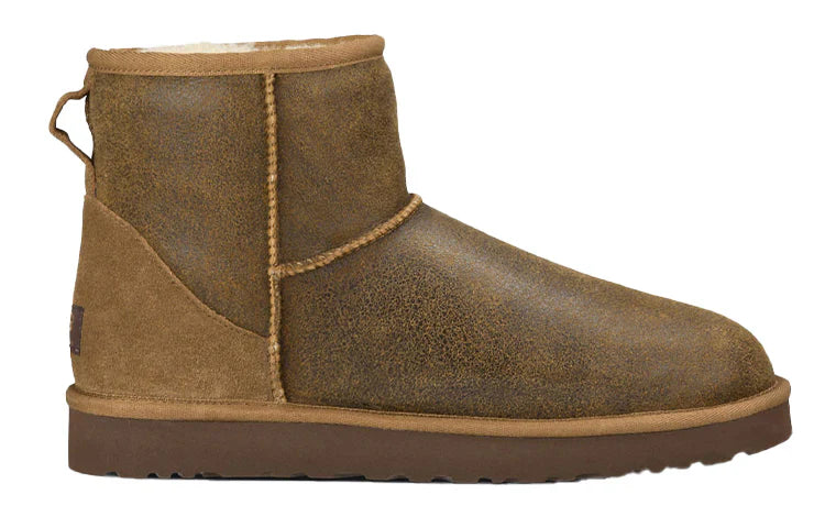 [1007307-bjce] Mens Ugg Classic Mini Bomber Fleece Lined 'chestnut' - Bomber Jacket/chestnut