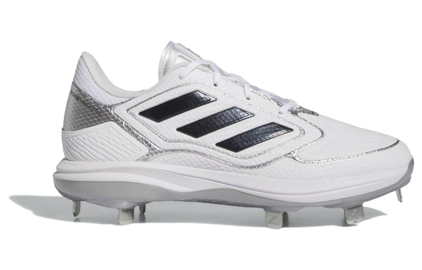 [ig7135] Womens Adidas Adizero Purehustle 3 'white Black Silver'