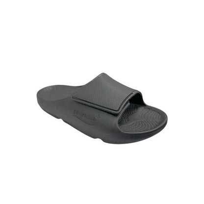 Sovella Active Recovery Sandals Men's PF Velcro Slide Dark Grey