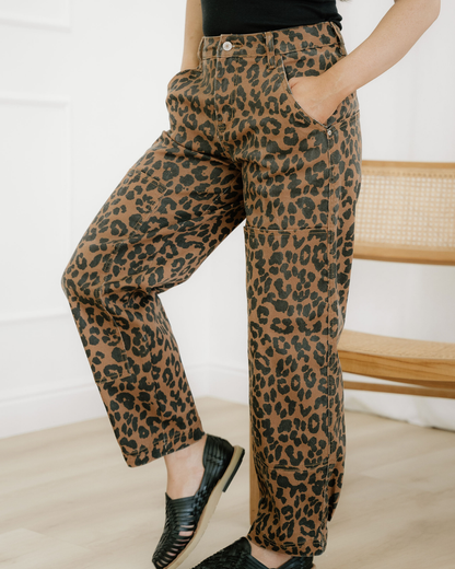 Meadow Leopard Print Jeans