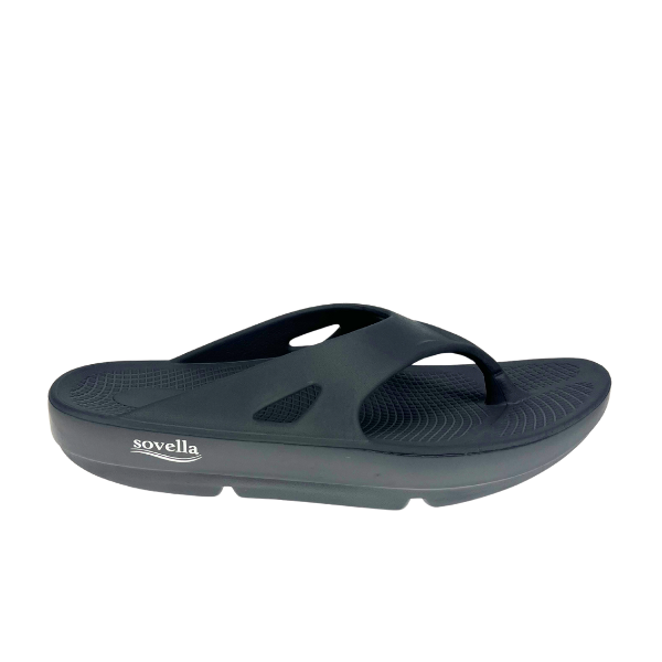Sovella Active Recovery Sandals Men's PF Thong Dark Grey