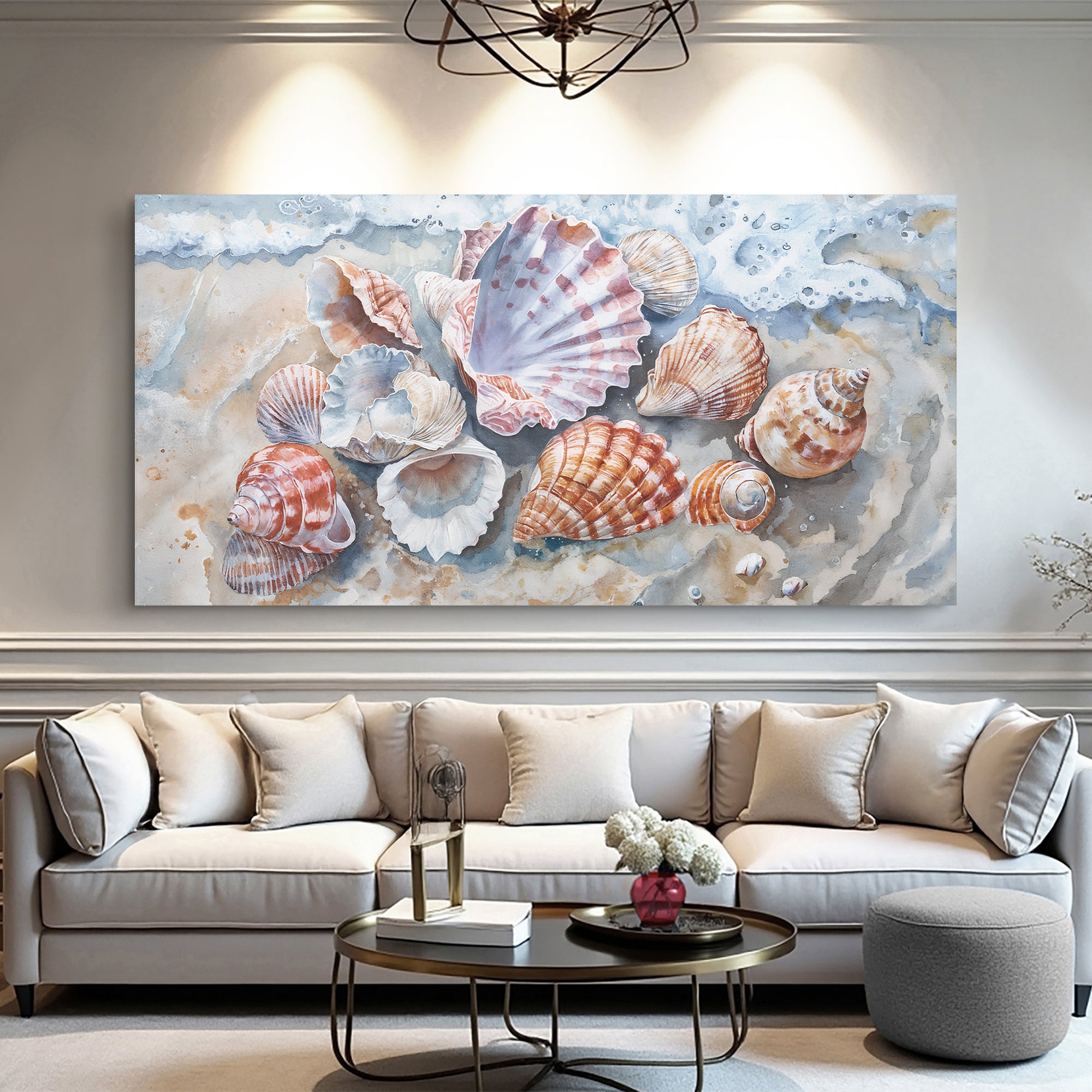 Sea Shells Modern Coastal Wall Art – Zulily