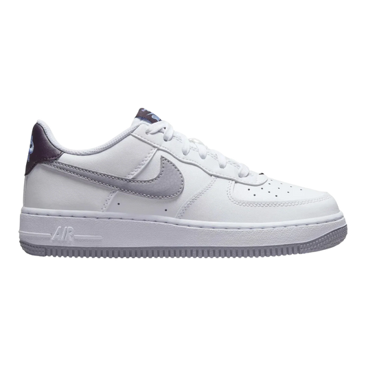 Nike Air Force 1 Big Kids' (GS) Sneakers — White & Cement Grey Low-Top