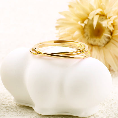 Mint & Lily Dainty Interlocking Fidget Ring