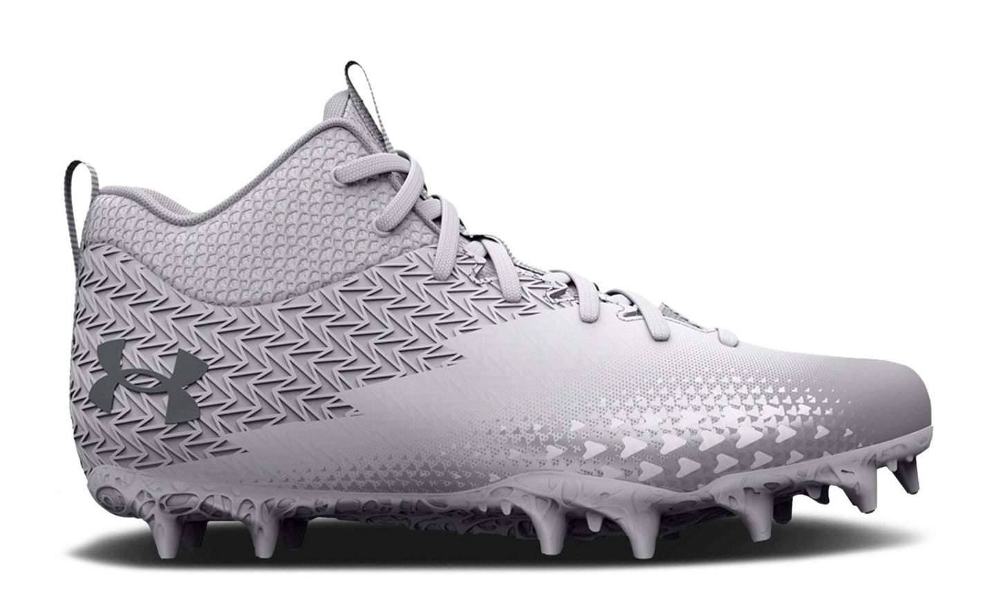 Grade School Under Armour Spotlight Select 3 Mc Gs 'White Metallic Silver'