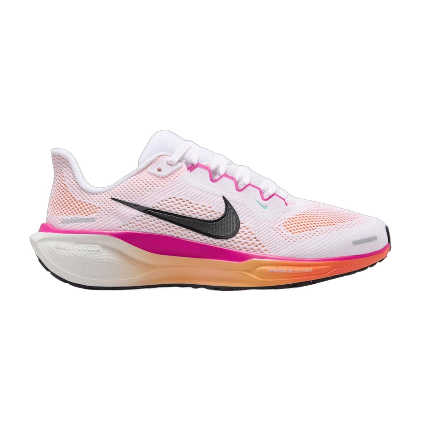 Women's Nike Air Zoom Pegasus 41 - White/Fire Pink/Orange Pulse