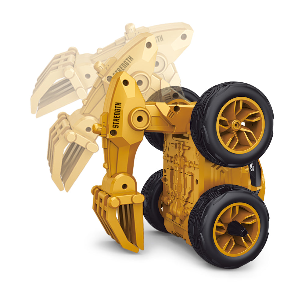 R.C 360 Degree Stunt Wood Clamping Truck