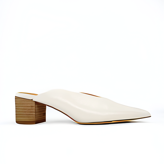 Shally Mules - White