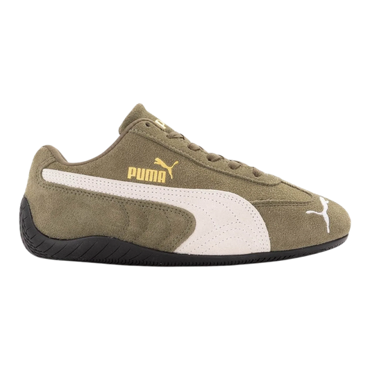 PUMA Speedcat OG Men's Sneakers — Loden Green/White Suede Low-Top