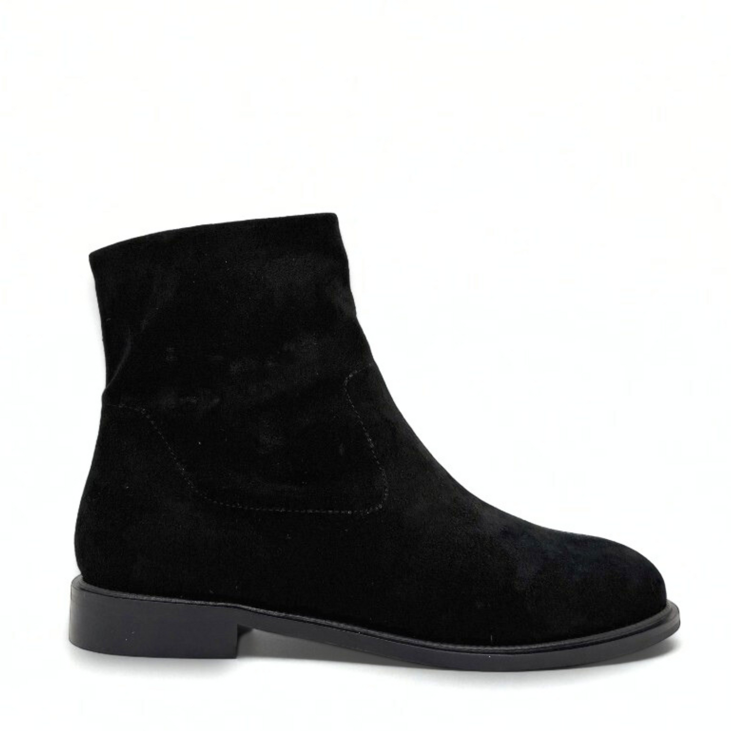 Flacco Suede Booties - Black