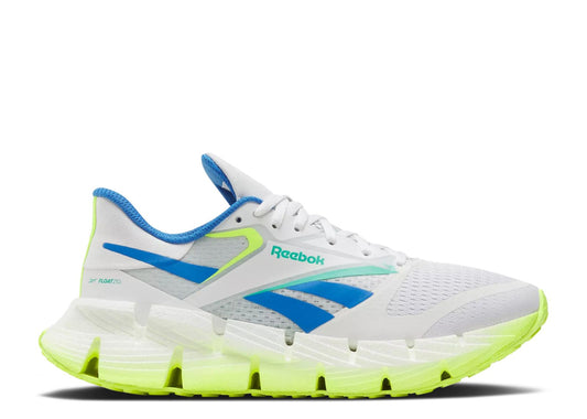 Reebok Men's Floatzig 1 'White Digital Lime Blue' Sneakers