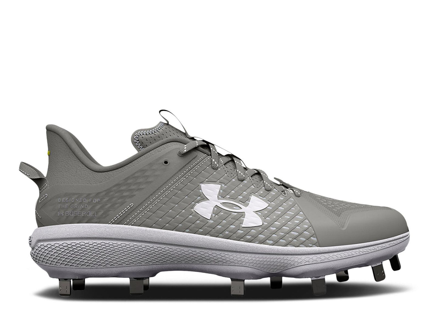 Under Armour Men's Yard Low Mt 'Grey White' No Lid Sneakers