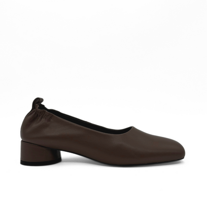 Planner Mini Block Heel - Brown