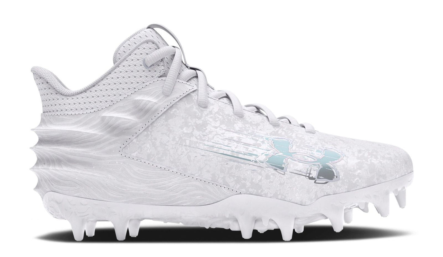 Grade School Under Armour Blur Select Mc Gs 'White Metallic Silver'