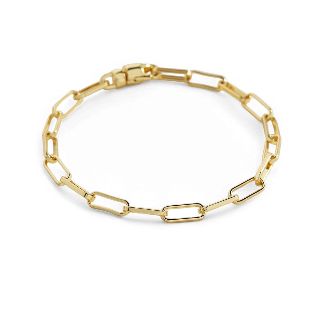 Mint & Lily Open Link Paperclip Chain Bracelet